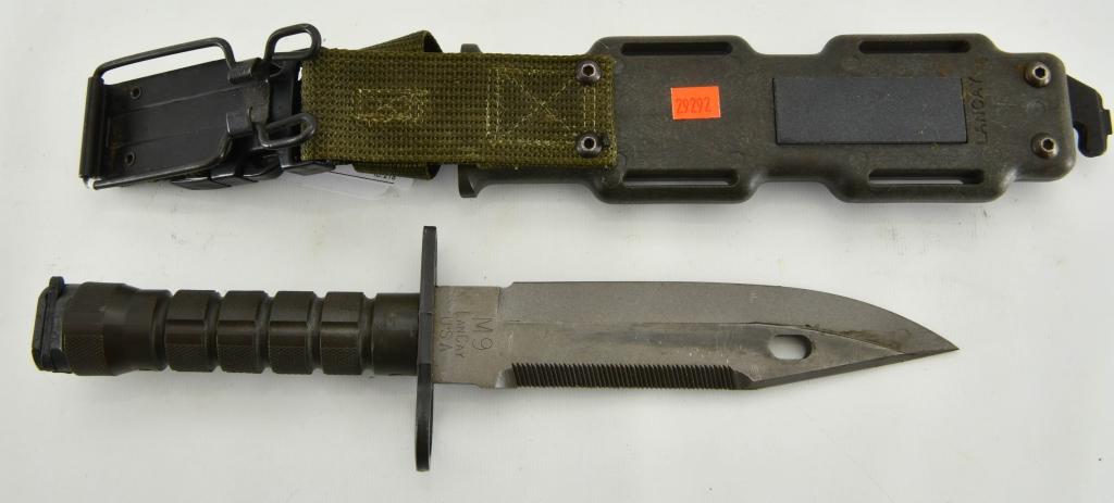 LanCay US Marked M9 Bayonet & Scabbard