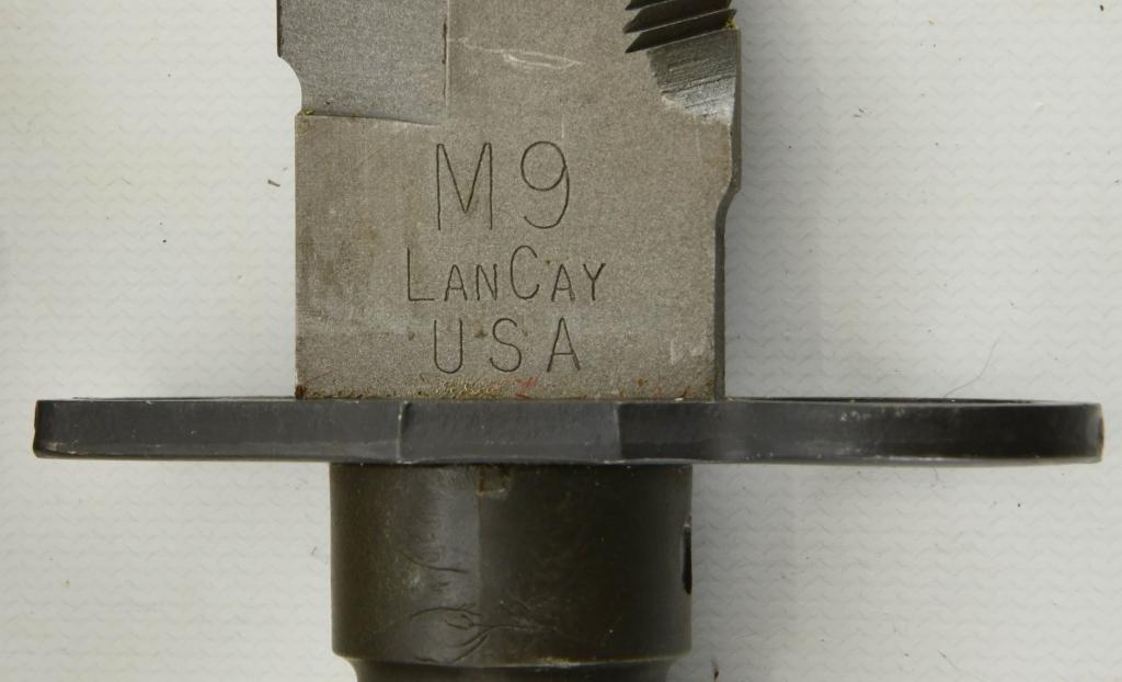 LanCay US Marked M9 Bayonet & Scabbard