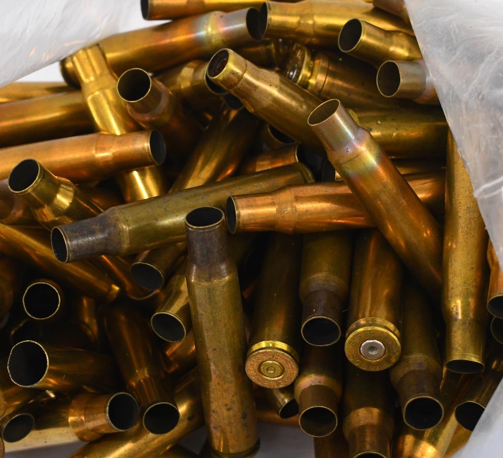 Approx 109 Ct Of Mixed Empty Rifle Brass Casings