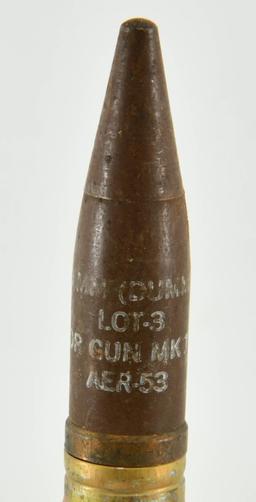 1953 U.S. Navy 20mm AER-53 Dummy Artillery Round