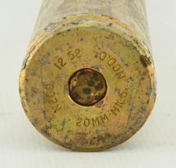 1953 U.S. Navy 20mm AER-53 Dummy Artillery Round