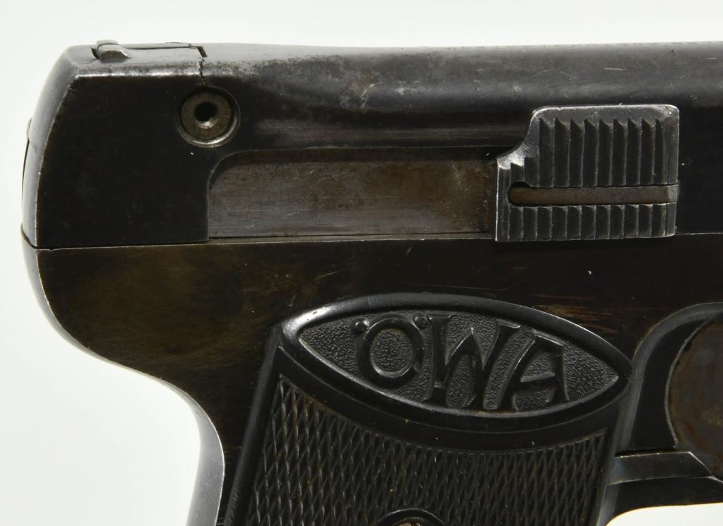 Austrian OWA Semi Auto Pistol 6.35MM