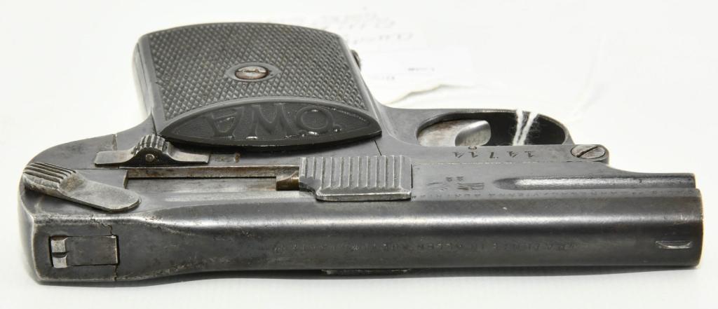 Austrian OWA Semi Auto Pistol 6.35MM