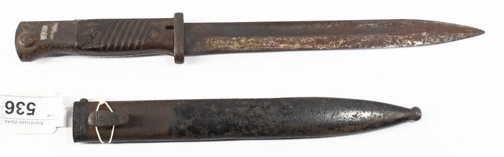 WWII German K98 Mauser Bayonet & Scabbard