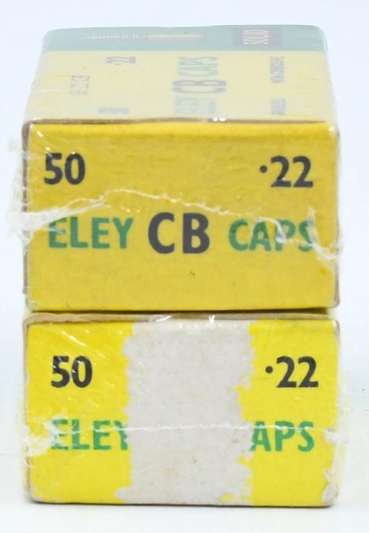 2 Boxes Of Collector Eley .22 Caliber CB Caps