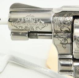 Engraved Smith & Wesson Model 60 Revolver .38