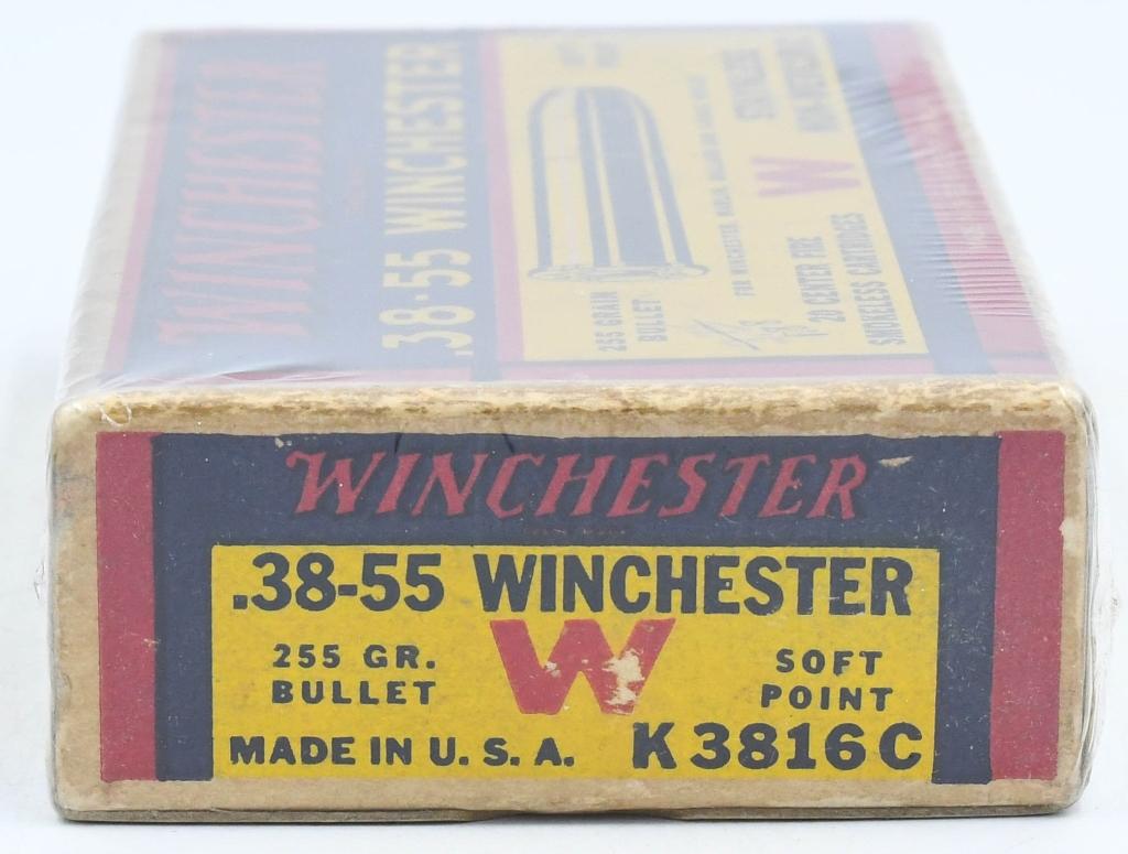 20 Rd Collector Box Of Winchester .38-55 Win Ammo