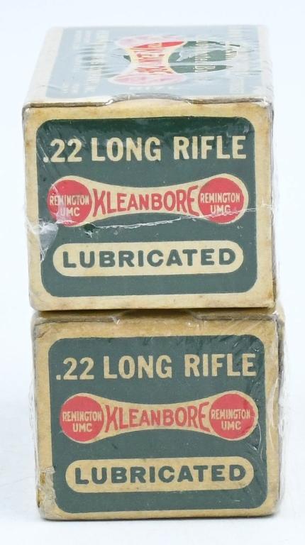 2 Collector Boxes Of Remington .22 LR Ammunition