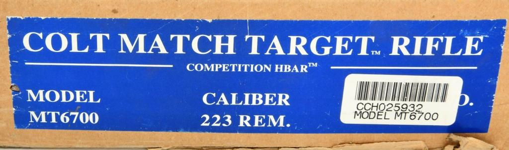 NEW Colt Match Target Competition HBAR AR-15 5.56