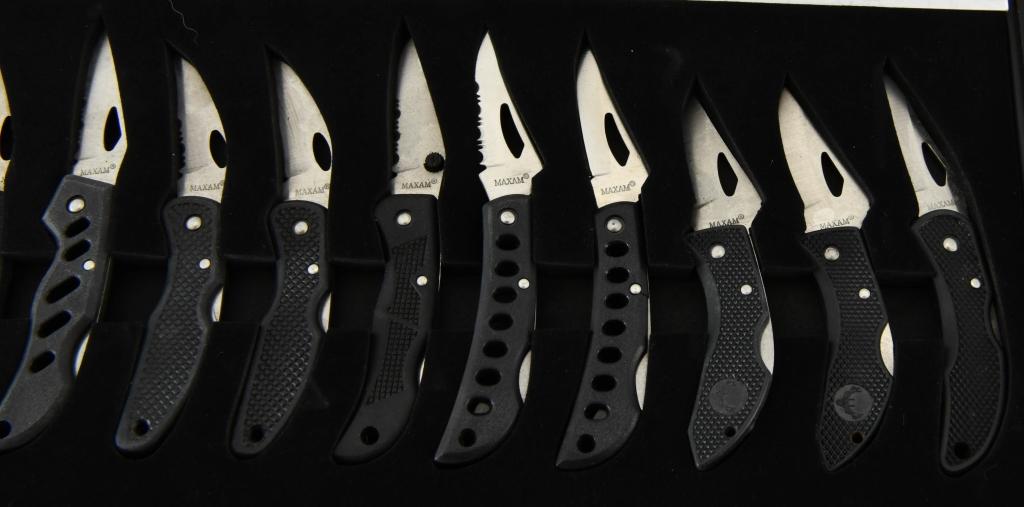 New 50 Piece Maxam Sport Knife Collectors Series