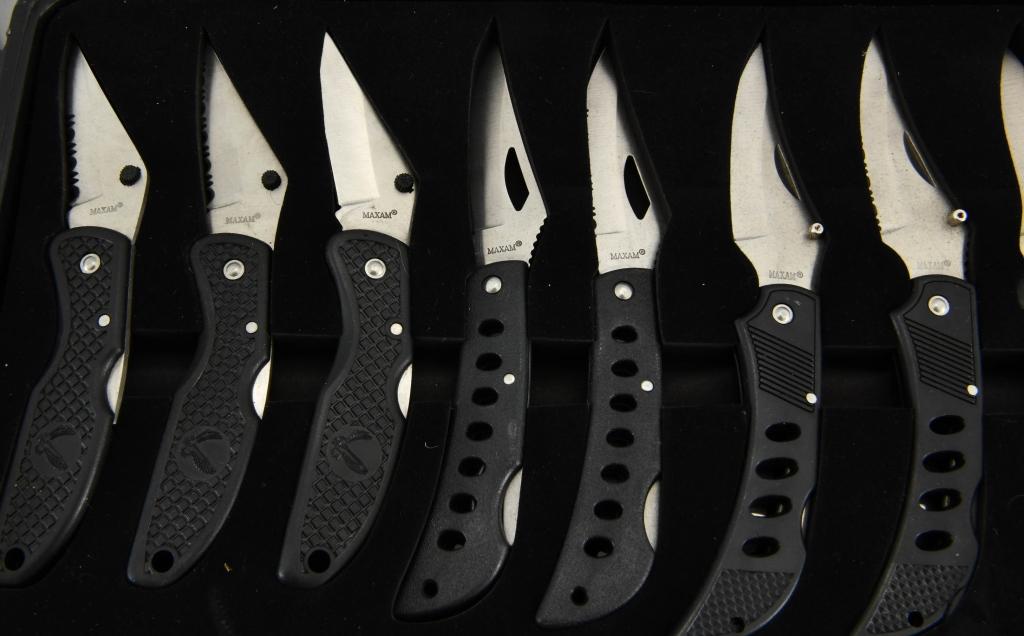 New 50 Piece Maxam Sport Knife Collectors Series