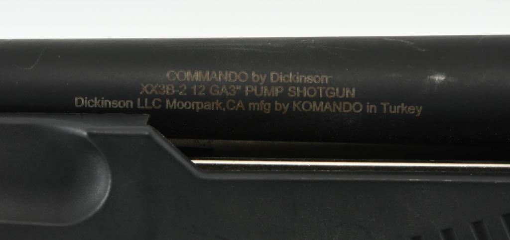 Dickinson Commando XX3B-2 Pump Action 12 Gauge