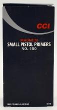 1000 Count CCI #550 Small Pistol Magnum Primers