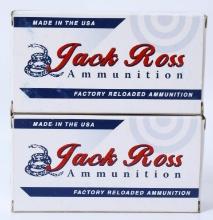 100 Rounds of Jack Ross Ammo 9mm 115 gr