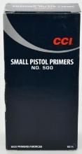 1000 Count of CCI Small Pistol Primers #500