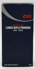 1000 Count CCI Large Rifle Magnum Primers #250