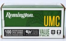 100 Round Pack of Remington .45 ACP FMJ Ammo