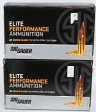 40 Rounds Of Sig Sauer .300 Win Mag Ammunition