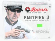 New In Box Burris FastFire III Red Dot Reflex