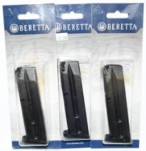 3 New In Package Beretta M92FS 10 Rd Magazines