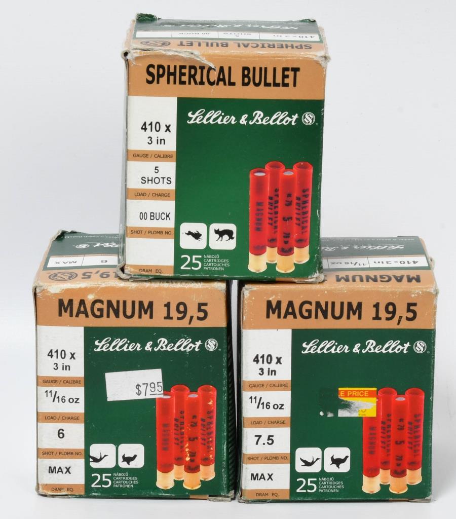 75 Rounds Of Sellier & Bellot .410 Ga Shotshells