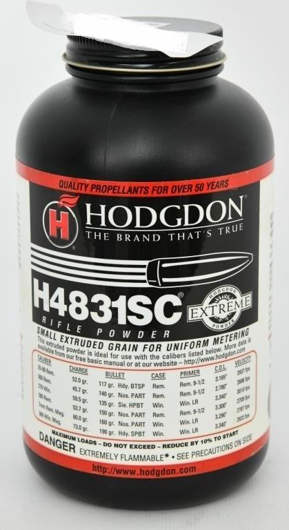 1 LB Hodgdon H4831 Short Cut Rifle Gun Powder