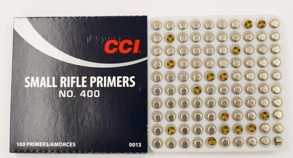 1000 Count Of CCI Small Rifle Primers #400