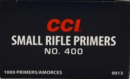 1000 ct CCI Small Rifle Primers #400