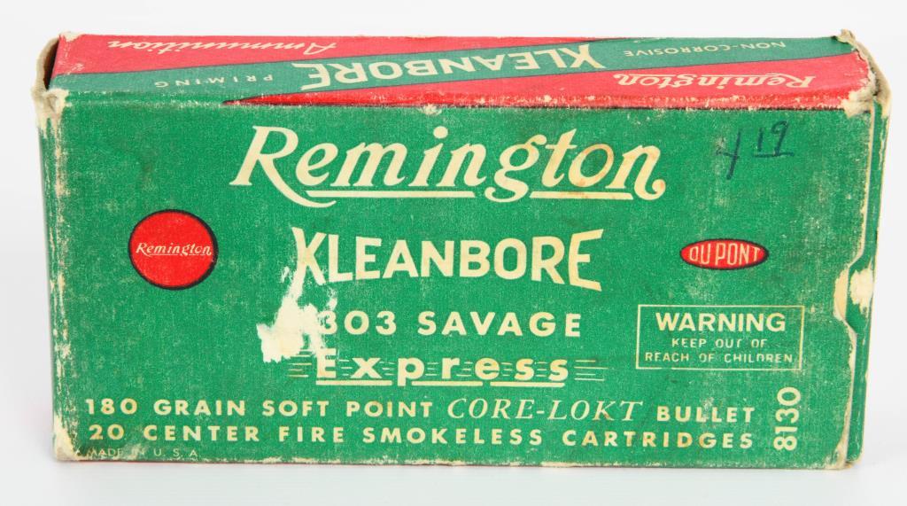 18 Rounds of Vintage Remington .303 Savage