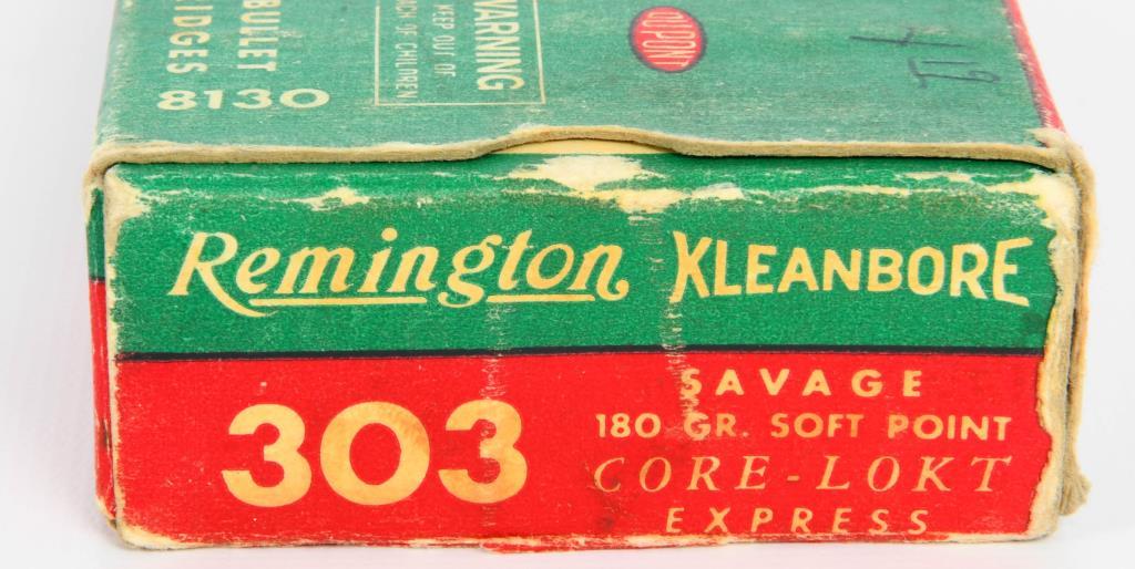 18 Rounds of Vintage Remington .303 Savage