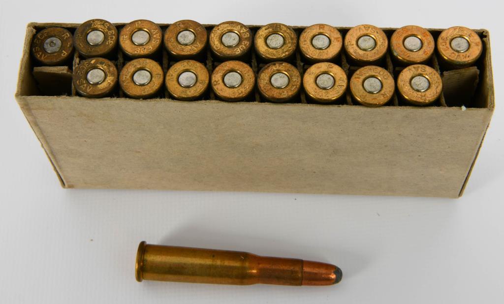 18 Rounds of Vintage Remington .303 Savage