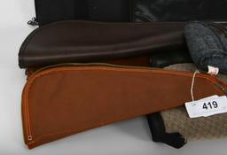 (7) Various Soft padded Handgun cases