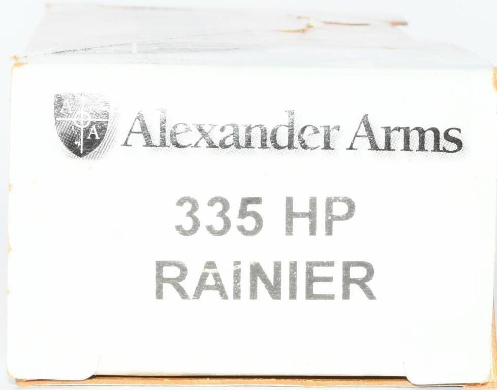 40 Rounds of Alexander Arms .50 Beowulf Ammo