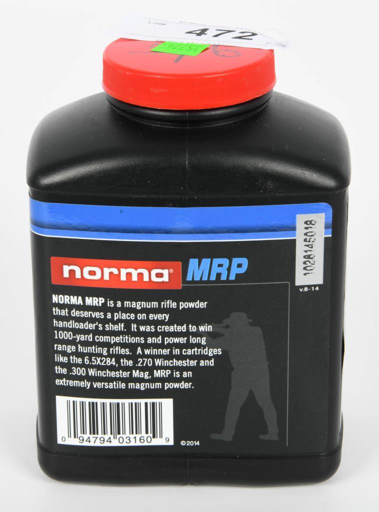 1 LB of Norma MRP Smokeless Rifle Powder