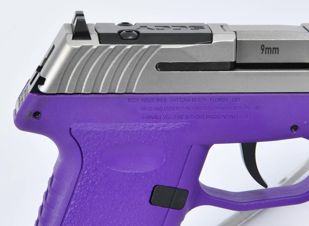 NEW SCCY CPX-2 RDR Gen 3 9mm Luger Pistol Purple