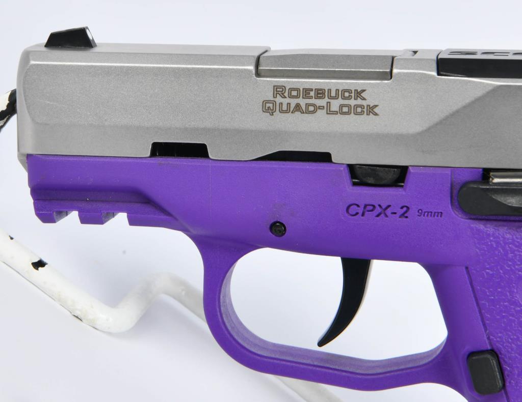 NEW SCCY CPX-2 RDR Gen 3 9mm Luger Pistol Purple