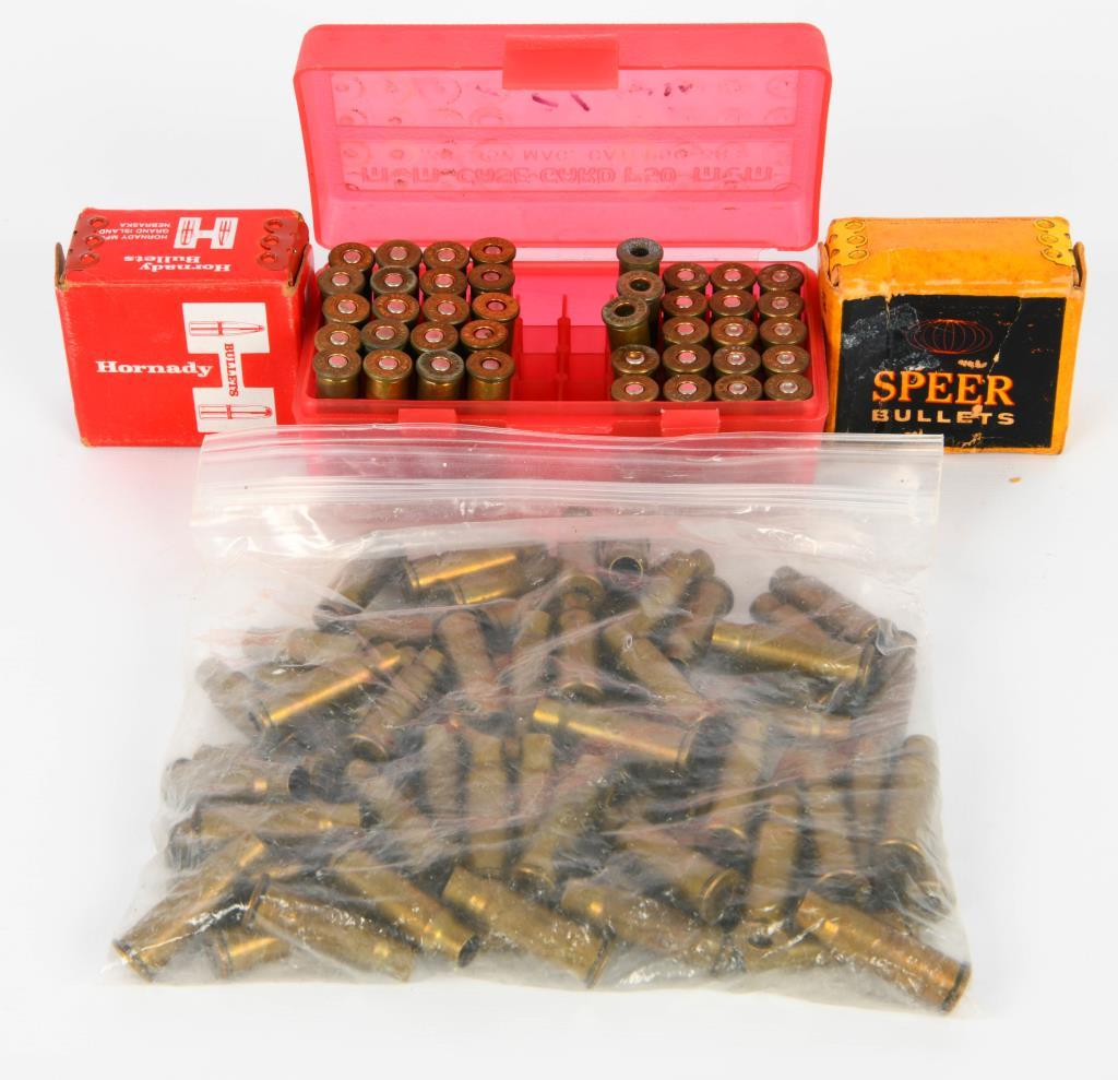 Reloading accessories: Bullets, Brass & 20 rds