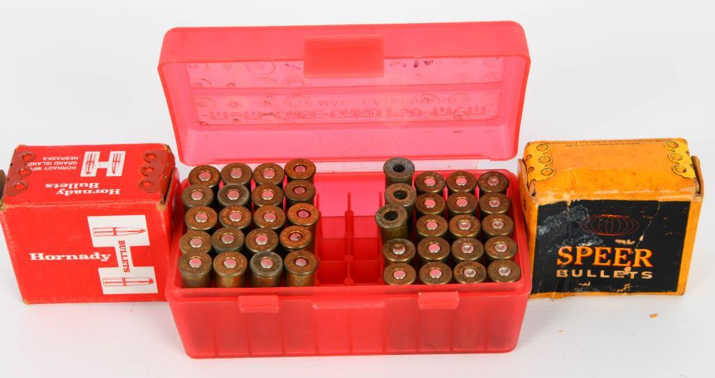 Reloading accessories: Bullets, Brass & 20 rds