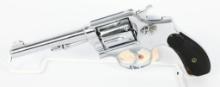 Nickel Smith & Wesson Double Action Revolver .32 W