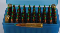 50 rds of 308 Umax ammunition in plastic case