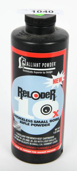 1 LB Container Of Alliant Reloader 10X Gunpowder