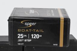 500 Count Of Speer BTSP .25 Caliber Bullet Tips