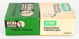 (2) RCBS Powder Trickler w/box