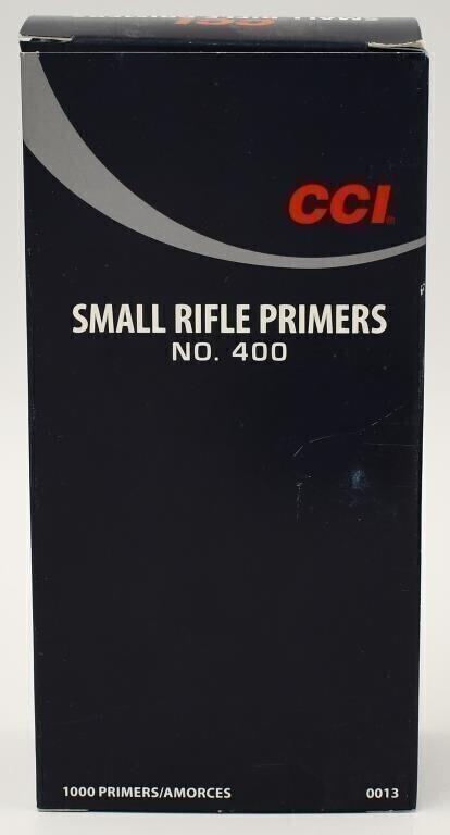 1000 ct CCI Small Rifle Primers #400