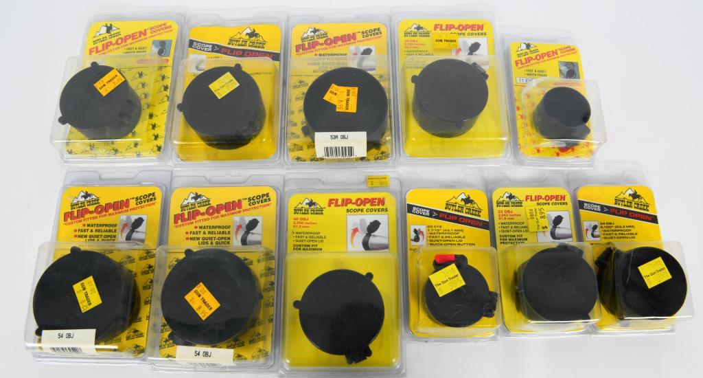 (11) Flip Open Scope Covers VARIOUS New see below