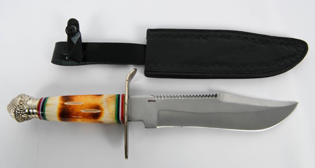 NIB Chipaway Cutlery Alamo Bowie Knife W/ Sheath