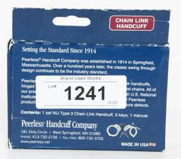 Peerless Chainlink Handcuff w/2 keys