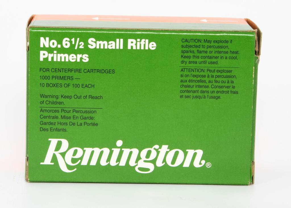 700 ct Remington Small Rifle Primers No. 61/2