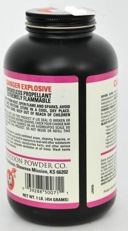 Hodgdon H380 Spherical Rifle Powder 1 lbs