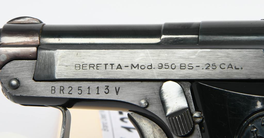 Beretta Model 950 BS Semi Auto Pistol .25 ACP